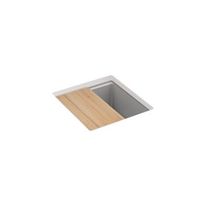Billings 18" undermount bar sink with accessories - K-33711-PC-CM4