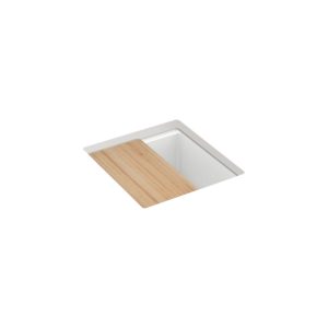 Billings 18" undermount bar sink with accessories - K-33711-PC-CM6