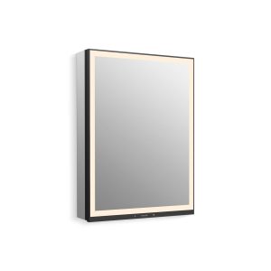 Collage 24" x 32" lighted framed medicine cabinet, left-hinged - K-33690-L-NA