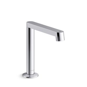 Components Touchless single-hole lavatory faucet with Kinesis sensor technology and temperature mixer, AC-powered, 0.5 gpm - K-103M37-SANA-CP