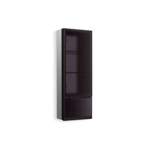 Collage 12" x 32" framed medicine cabinet, left-hinged - K-33695-L-NA