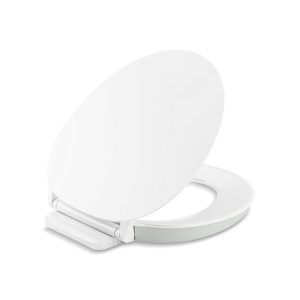 Cymbal ReadyLatch Quiet-Close round-front toilet seat - K-57778-GCF-0