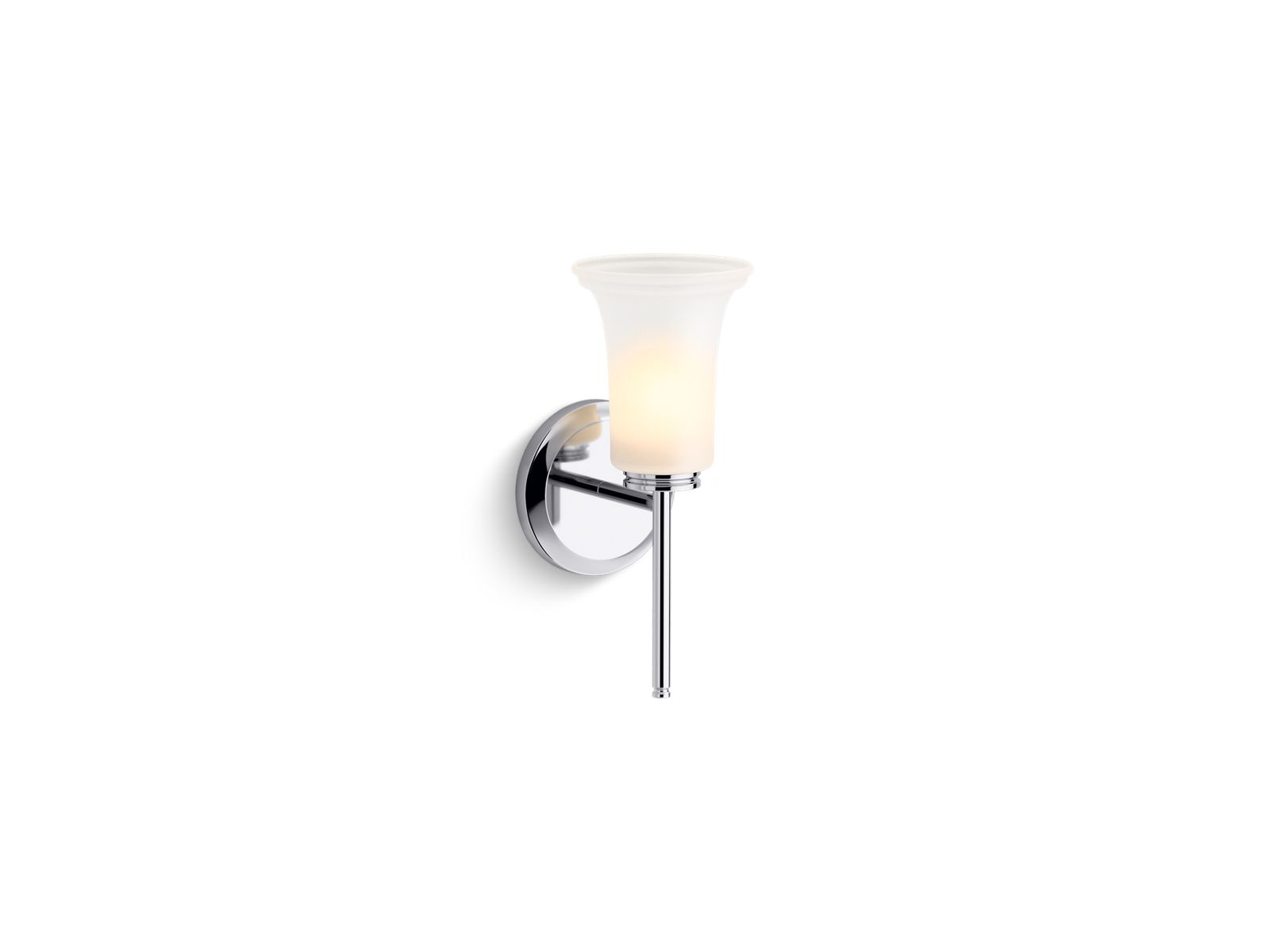 Bellera One-light sconce with frosted shade - K-38404-SC01-CPL