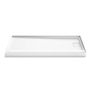 Stoneridge 60" x 30" alcove shower base, right drain - K-44148-HW1