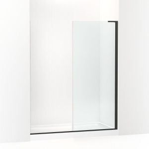 Composed 3/8" fixed panel glass and hardware - K-27717-10L-BL