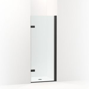 Composed 3/8" pivot door glass and hardware, no handle - K-27708-10L-BL