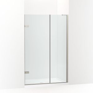 Composed 3/8" pivot door glass and hardware, no handle - K-27714-10L-BNK