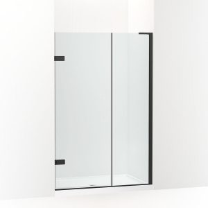 Composed 3/8" pivot door glass and hardware, no handle - K-27714-10L-BL