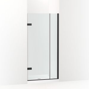 Composed 3/8" pivot door glass and hardware, no handle - K-27709-10L-BL