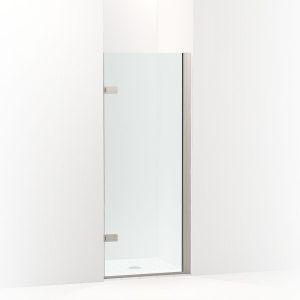 Composed 3/8" pivot door glass and hardware, no handle - K-27708-10L-BNK