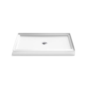 Stoneridge 48" x 34" alcove shower base, center drain - K-44142-HW1