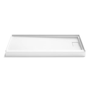 Stoneridge 60" x 32" alcove shower base, right drain - K-44150-HW1