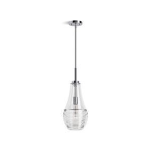 Simplice 8" teardrop pendant - K-42196-PE01-CPL