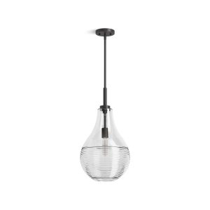 Simplice 12" teardrop pendant - K-42197-PE01-BLL