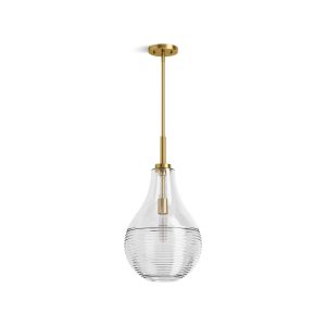 Simplice 12" teardrop pendant - K-42197-PE01-2GL