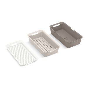 Riverby Three-piece workstation sink accessory set - K-35000-LGT