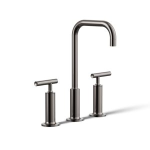 Purist Widespread bathroom sink faucet with Lever handles, 1.2 gpm - K-14408-4-TT