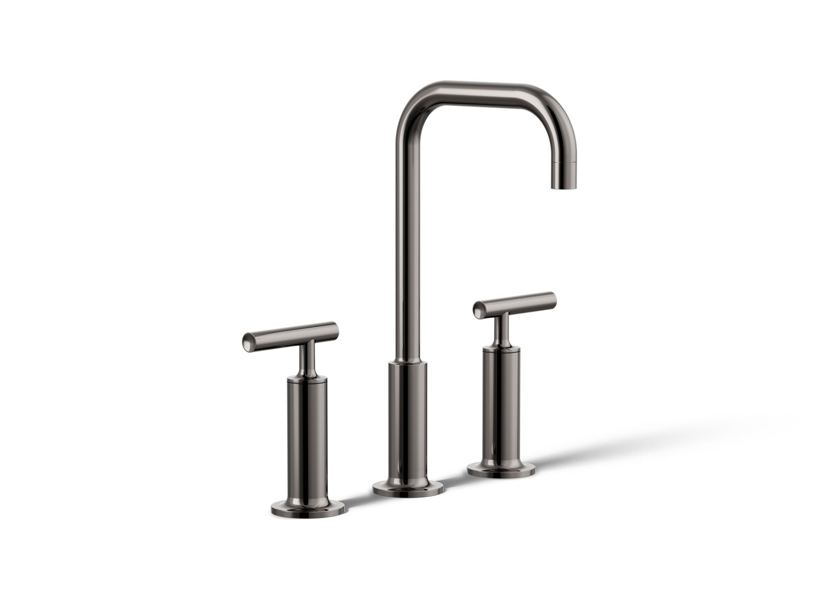 Purist Widespread bathroom sink faucet with Lever handles, 1.2 gpm - K-14408-4-TT
