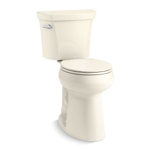 Highline Tall two-piece round-front toilet, 1.28 gpf - K-35716-96