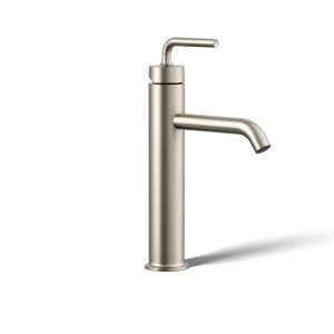 Purist Tall single-handle bathroom sink faucet with Lever handle, 1.2 gpm - K-14404-4A-BN