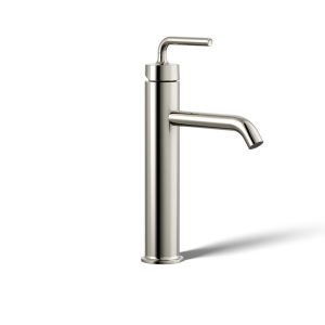 Purist Tall single-handle bathroom sink faucet with Lever handle, 1.2 gpm - K-14404-4A-SN