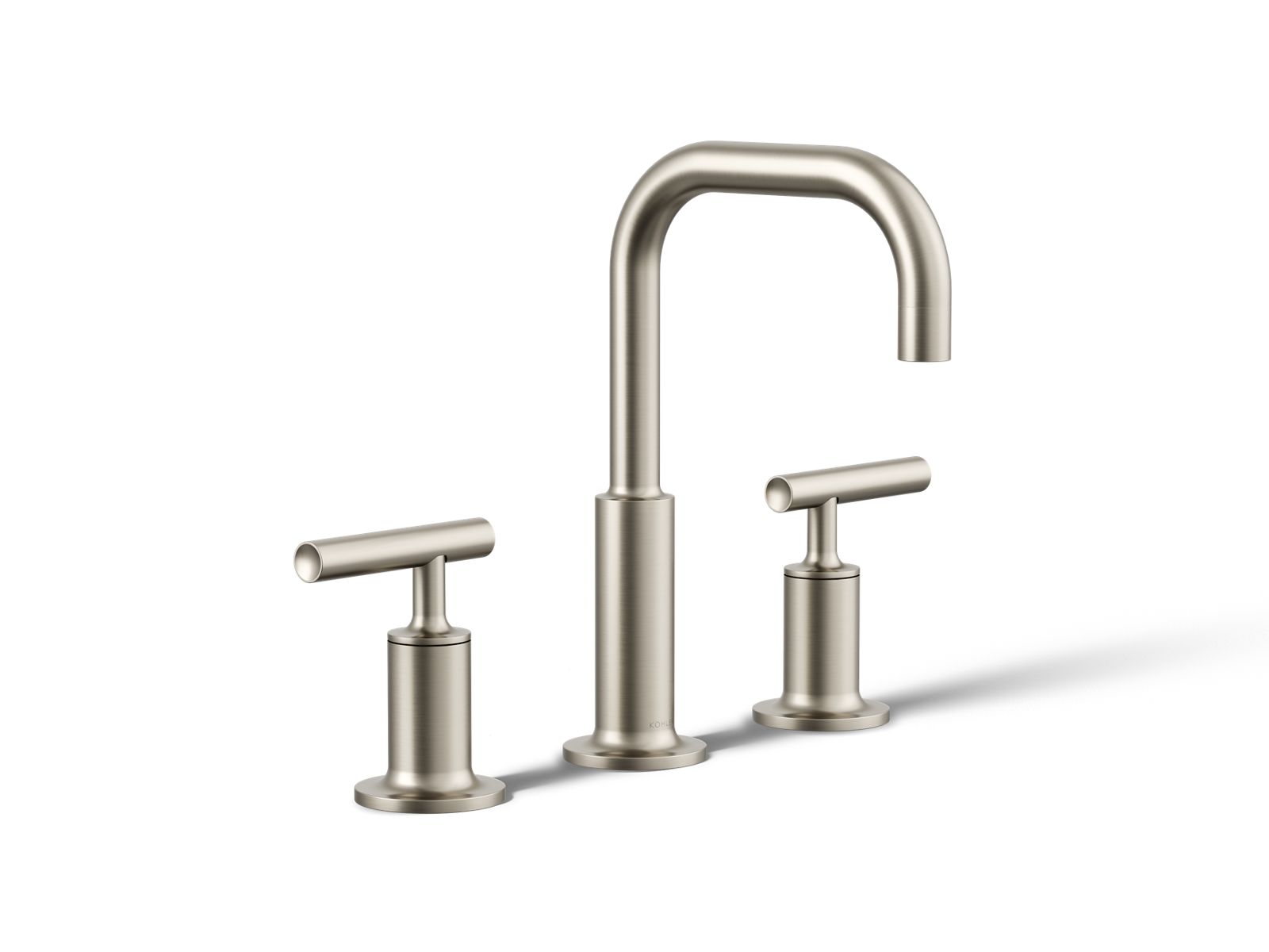 Purist Widespread bathroom sink faucet with Lever handles, 1.2 gpm - K-14406-4-BN
