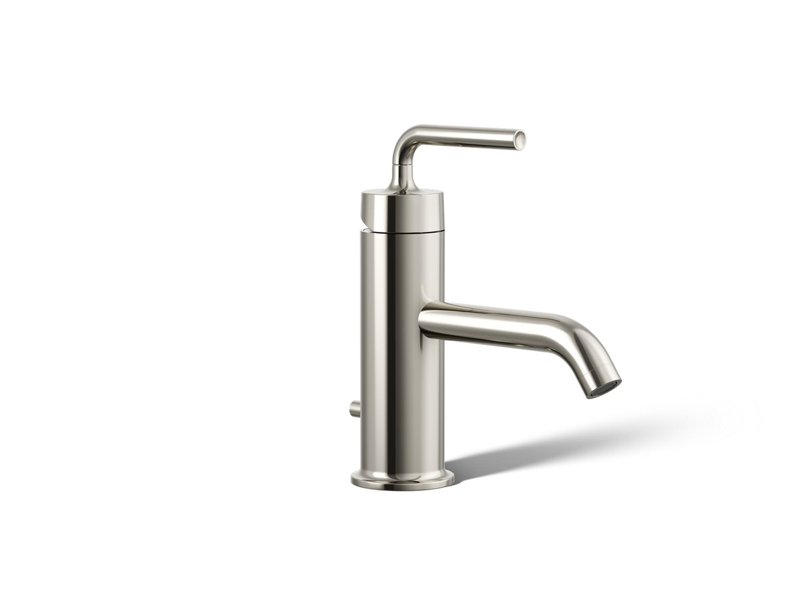 Purist Single-handle bathroom sink faucet with Straight Lever handle, 1.2 gpm - K-14402-4A-SN