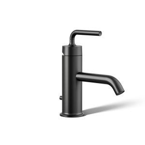 Purist Single-handle bathroom sink faucet with Straight Lever handle, 1.2 gpm - K-14402-4A-BL