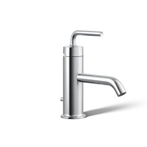 Purist Single-handle bathroom sink faucet with Straight Lever handle, 1.2 gpm - K-14402-4A-CP