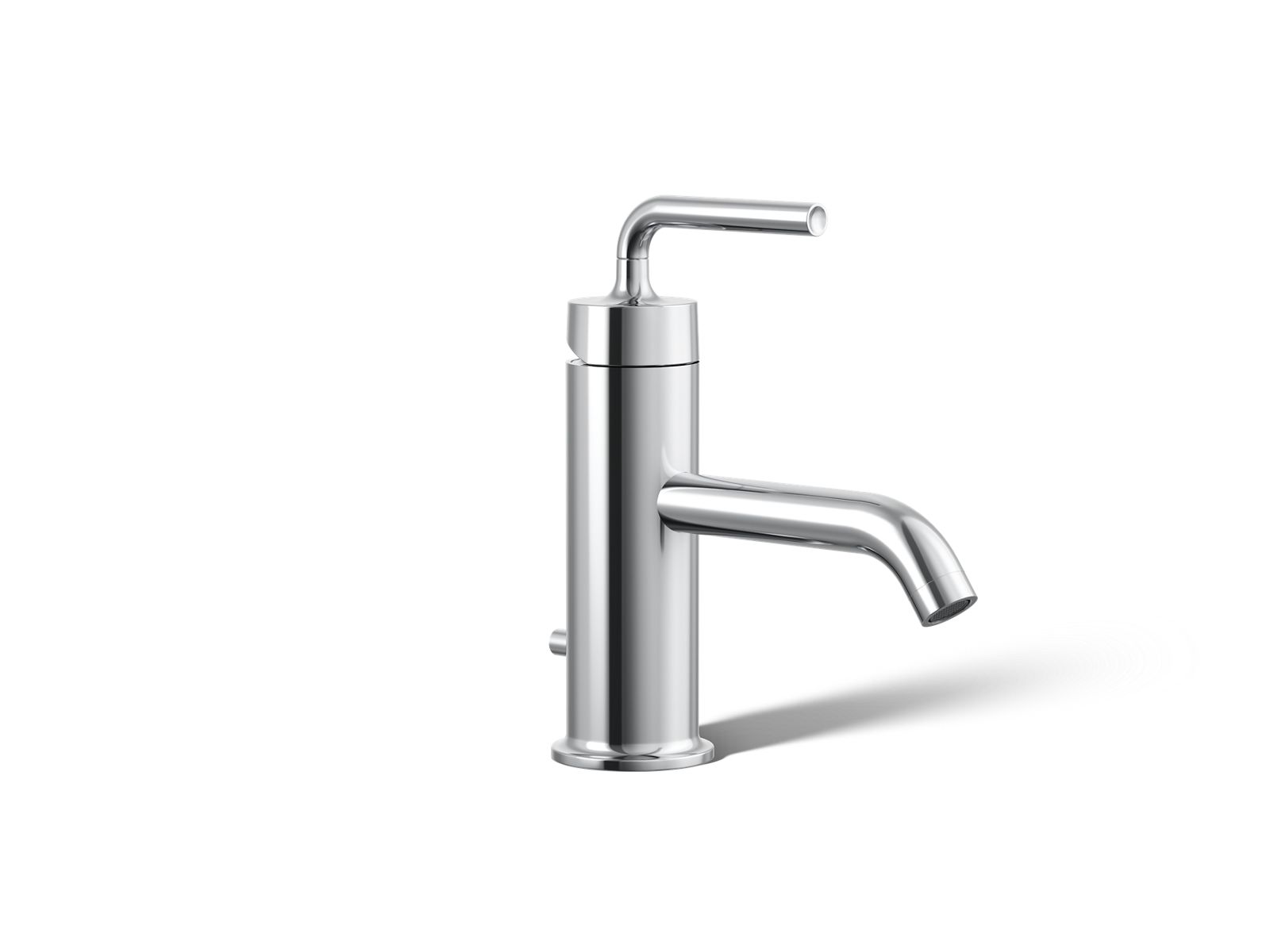 Purist Single-handle bathroom sink faucet with Straight Lever handle, 1.2 gpm - K-14402-4A-CP