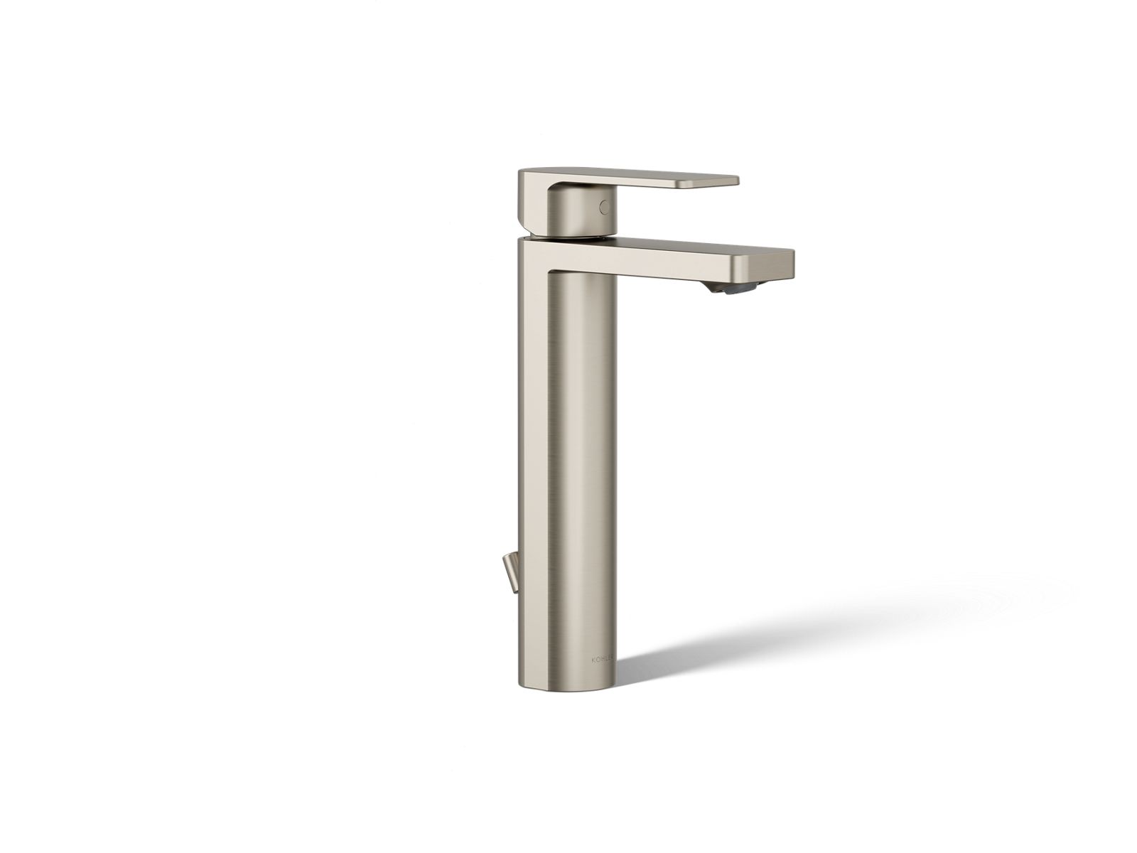 Parallel Tall single-handle bathroom sink faucet, 1.2 gpm - K-23475-4-BN
