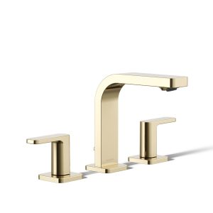 Parallel Widespread bathroom sink faucet, 0.5 gpm - K-23484-4N-AF