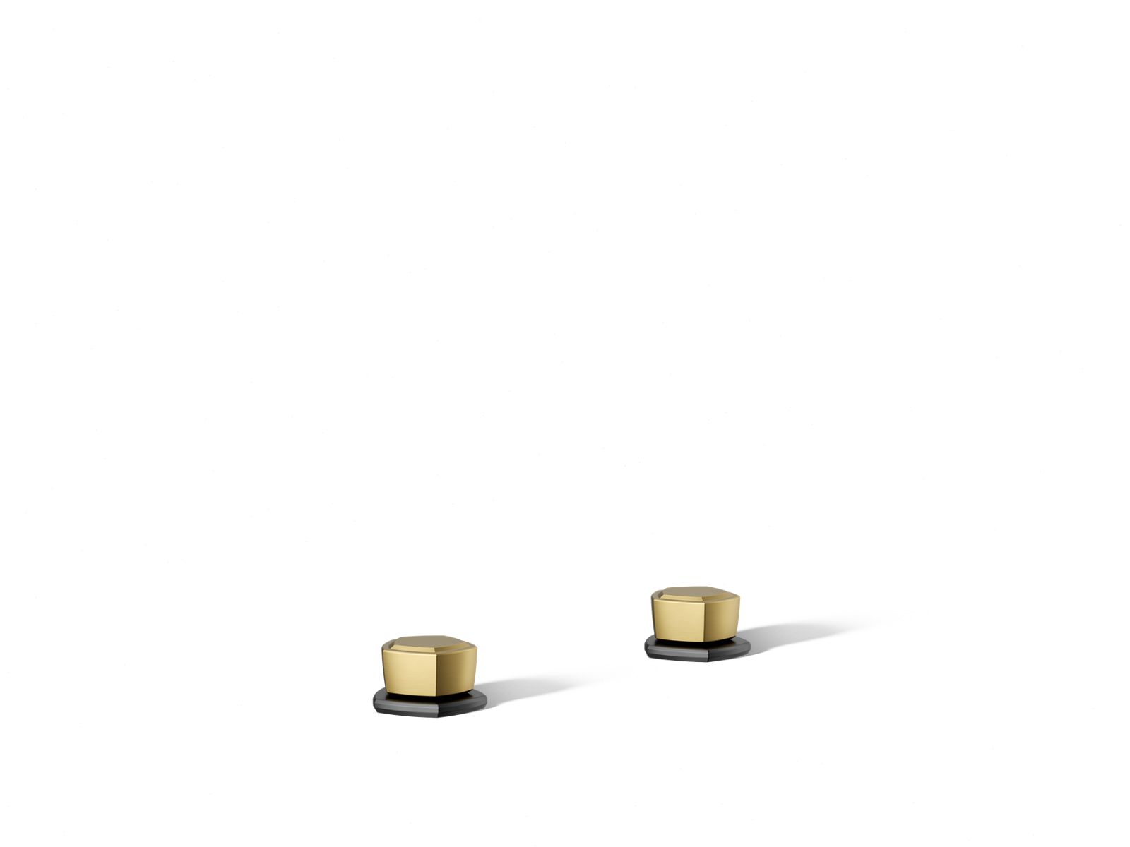 Occasion Knob bathroom sink faucet handles - K-27010-9-BMB