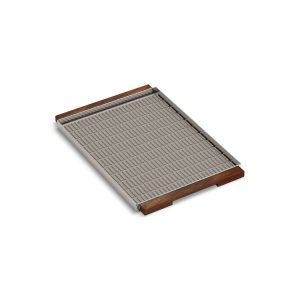 Synthos Serving tray with silicone mat - K-37916-WAL-NA