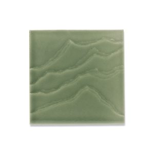Landshapes by Daniel Arsham 6" x 6" feature tile produced by the KOHLER WasteLAB - K-32639-DKC