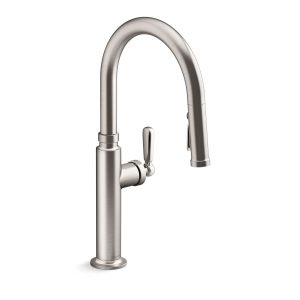 Edalyn by Studio McGee Touchless pull-down kitchen sink faucet with three-function sprayhead - K-28358-RT2-VS