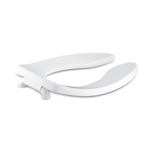 Lustra Elongated toilet seat with check hinge - K-4666-C-0