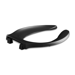 Stronghold Elongated toilet seat with integrated handle and check hinge - K-4731-C-7