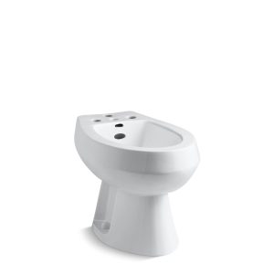 San Tropez Vertical spray bidet with 4 faucet holes - K-4854-0