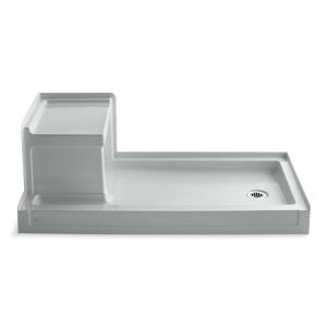 Tresham 60" x 32" alcove shower base, right drain - K-1976-95