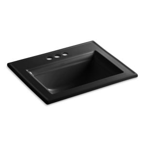 Memoirs Stately 22-3/4" rectangular drop-in bathroom sink - K-2337-4-7
