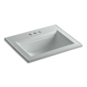 Memoirs Stately 22-3/4" rectangular drop-in bathroom sink - K-2337-4-95