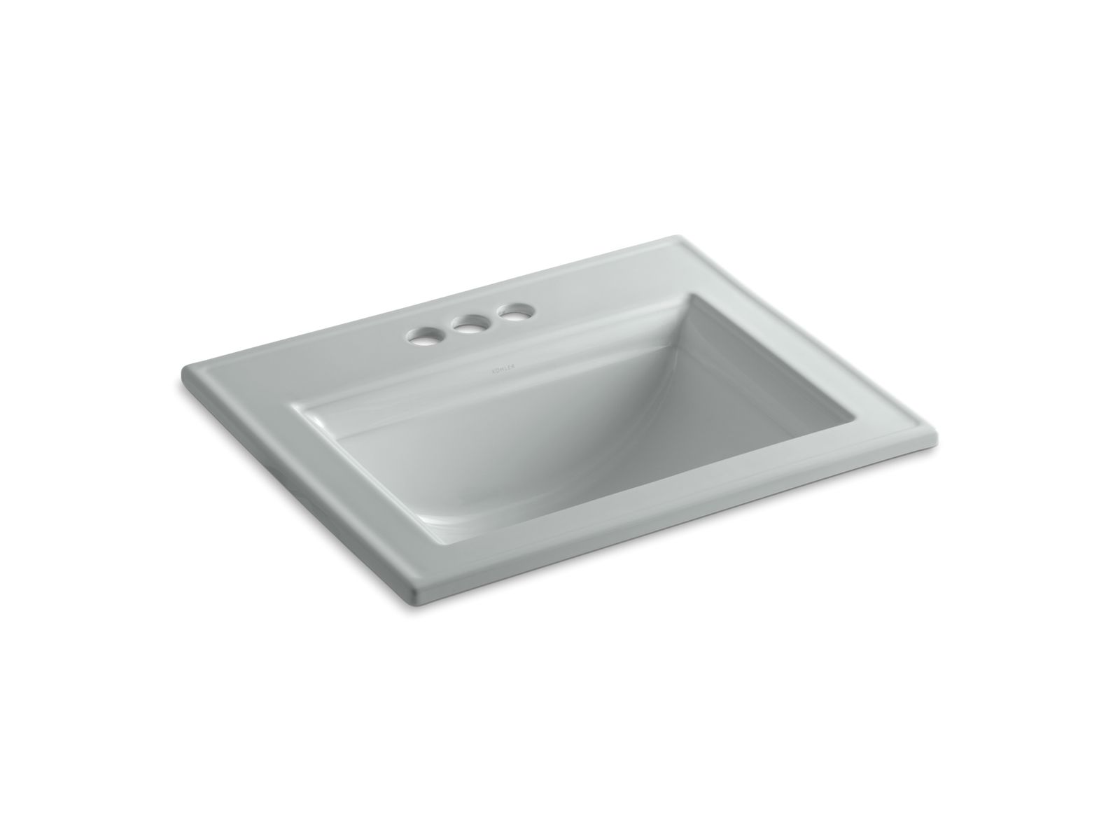 Memoirs Stately 22-3/4" rectangular drop-in bathroom sink - K-2337-4-95