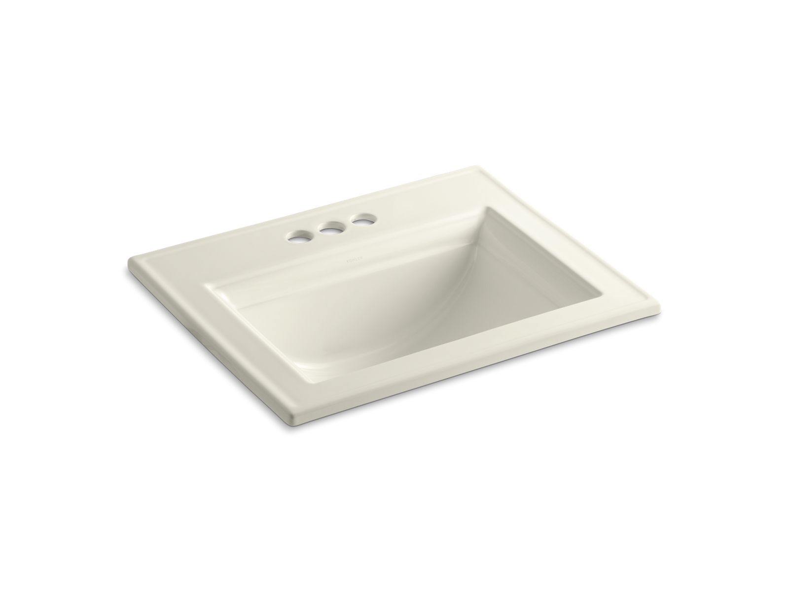 Memoirs Stately 22-3/4" rectangular drop-in bathroom sink - K-2337-4-96