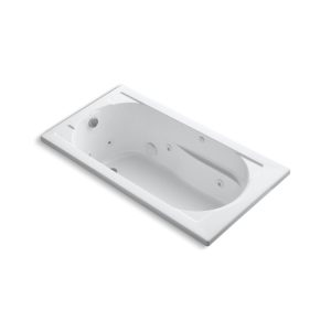 Devonshire 60" x 32" drop-in whirlpool bath - K-1357-0