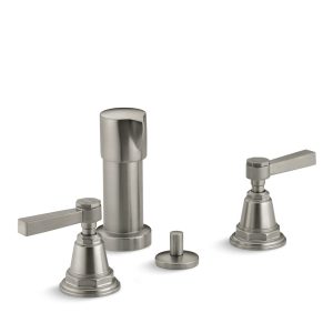 Pinstripe Pure Vertical spray bidet faucet with lever handles - K-13142-4A-BN