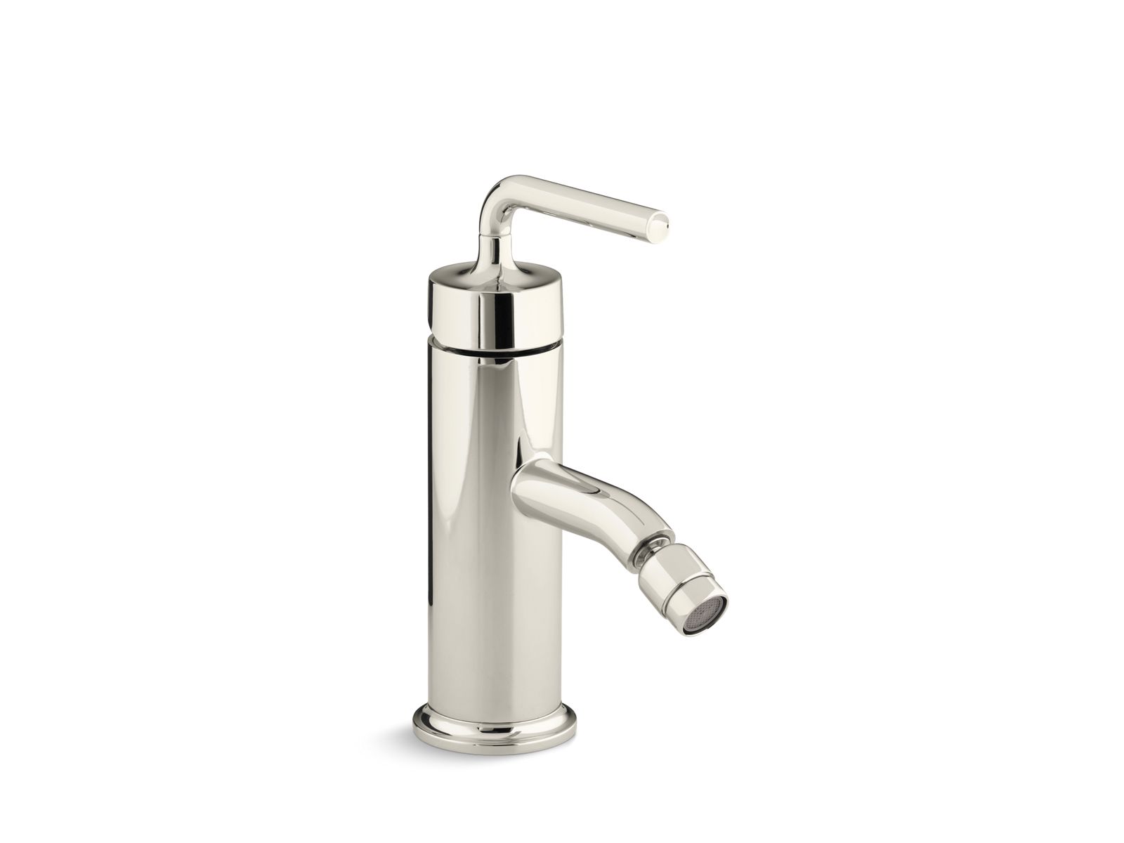 Purist Horizontal swivel spray aerator bidet faucet with straight lever handle - K-14434-4A-SN