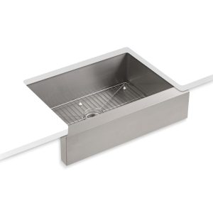 Vault 29-1/2" undermount single-bowl farmhouse kitchen sink - K-3936-NA