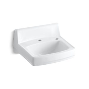 Greenwich 20-3/4" rectangular wall-mount bathroom sink - K-2031-R-0