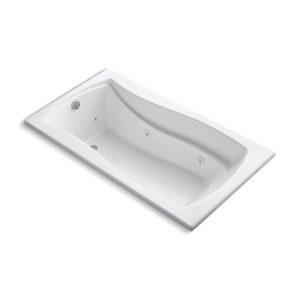 Mariposa 66" x 35-7/8" drop-in heated whirlpool bath - K-1224-HB-0